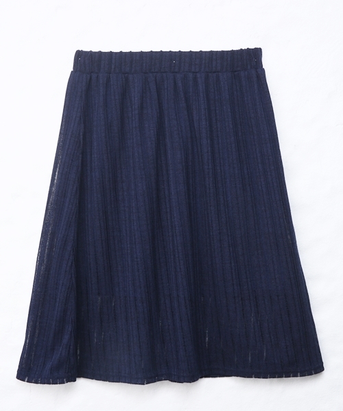 Chico（チコ）の「レース透かしスカート（スカート・レディース・ホワイト/ネイビー/ライトブルー・FREE）」の3枚目の写真