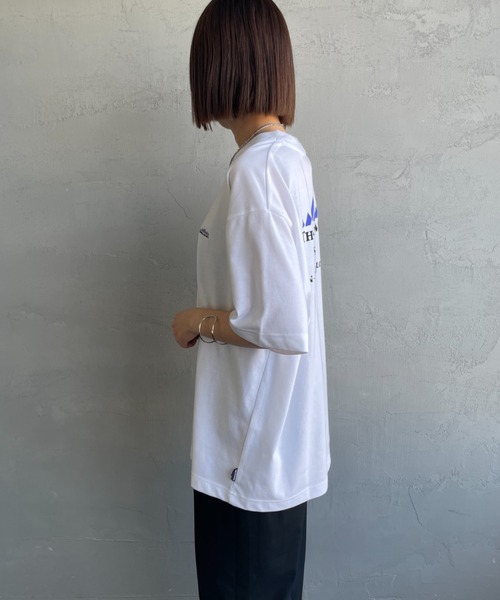 THOUSAND MILE（サウザンドマイル）の「[THOUSAND MILE/サウザンドマイル] ブランドロゴ バックプリント ショートスリーブTシャツ（Tシャツ/カットソー・レディース・ホワイト/グリーン/ブラック・M/L）」の15枚目の写真