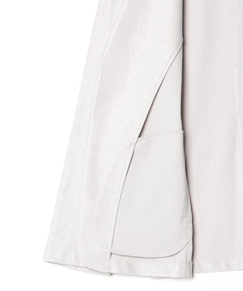 TORNADO MART（トルネードマート）の「ＴOＲＵＮＥ∴４ＷＡＹ　Ｗａｌｌ　Ｇｒｉｄジャガードノーカラージャケット（Tシャツ/カットソー・メンズ・ライトグレー/ブラック/ダークグリーン・M/L/LL）」の5枚目の写真