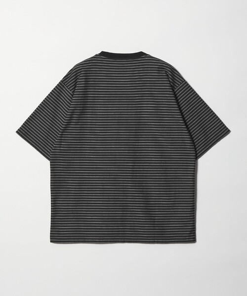 Steven Alan＞ オーガニックコットン ボーダー ショートスリーブ T 
