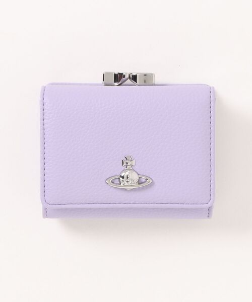 Vivienne Westwood(ヴィヴィアンウエストウッド)の「SMALL FRAME WALLET(財布・レディース・パープル・FREE)」の1枚目の写真