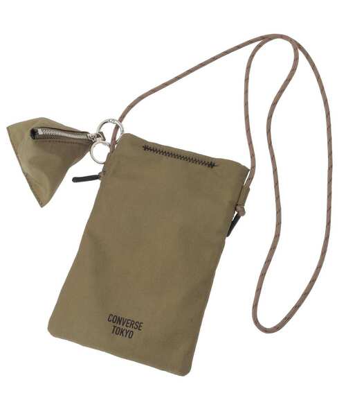 CONVERSE TOKYO（コンバーストウキョウ）の「POUCH MINI SHOULDER BAG（ショルダーバッグ・レディース・ブルー/ブラック/カーキ・FREE）」の3枚目の写真