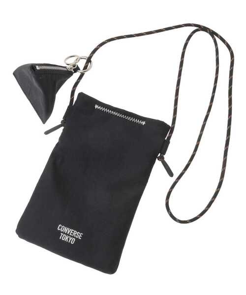 CONVERSE TOKYO（コンバーストウキョウ）の「POUCH MINI SHOULDER BAG（ショルダーバッグ・レディース・ブルー/ブラック/カーキ・FREE）」の2枚目の写真