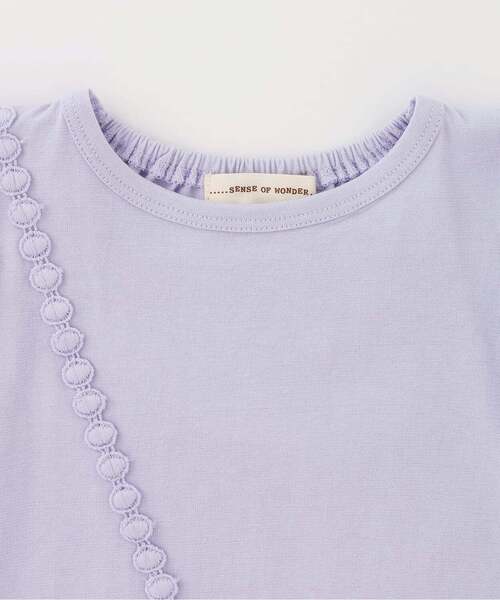 sense of wonder（センスオブワンダー）の「ポシェット半袖Tシャツ（Tシャツ/カットソー・キッズ・オフホワイト/ラベンダー・130cm/120cm/110cm/100cm/90cm）」の4枚目の写真