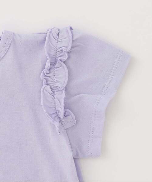 sense of wonder（センスオブワンダー）の「ポシェット半袖Tシャツ（Tシャツ/カットソー・キッズ・オフホワイト/ラベンダー・130cm/120cm/110cm/100cm/90cm）」の5枚目の写真