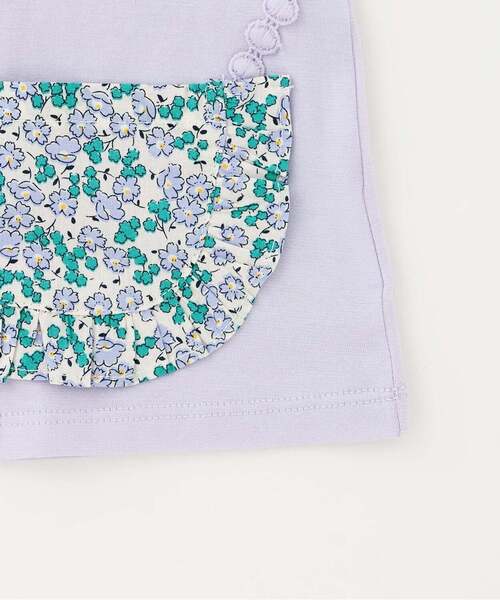 sense of wonder（センスオブワンダー）の「ポシェット半袖Tシャツ（Tシャツ/カットソー・キッズ・オフホワイト/ラベンダー・130cm/120cm/110cm/100cm/90cm）」の6枚目の写真