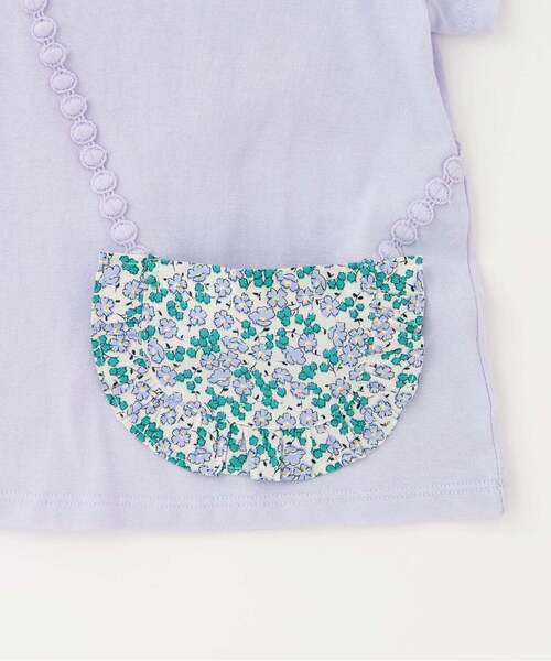 sense of wonder（センスオブワンダー）の「ポシェット半袖Tシャツ（Tシャツ/カットソー・キッズ・オフホワイト/ラベンダー・130cm/120cm/110cm/100cm/90cm）」の7枚目の写真