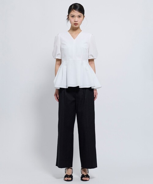 TOCCA(トッカ)の「BUNNY PUFF ブラウス(シャツ/ブラウス・レディース・アイボリー系/ブラック系/ピンク系・0/4)」の9枚目の写真
