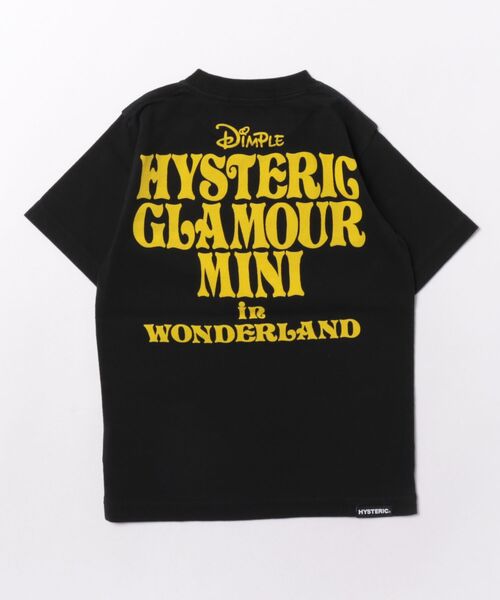 HYSTERIC MINI(ヒステリックミニ)の「HYSTERIC MINI IN WONDERLAND 半袖Tシャツ(Tシャツ/カットソー・キッズ・ブラック/ホワイト・100)」の4枚目の写真