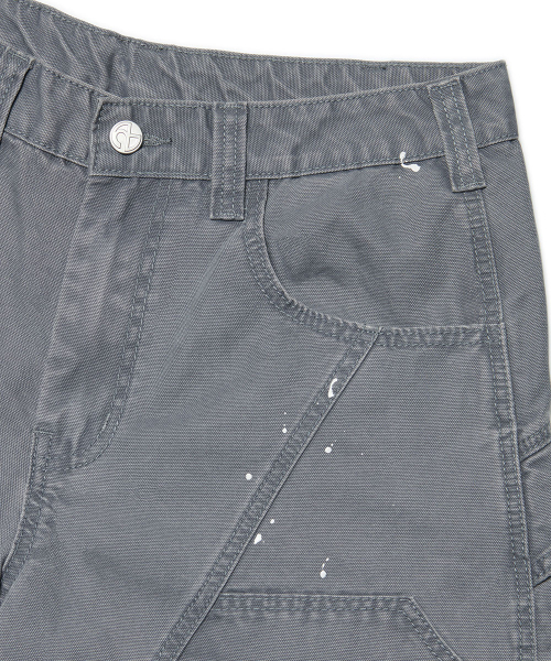 NOMANUAL(NOMANUAL)の「PAINTED DOUBLE KNEE SHORTS - WASHED GRAY(その他パンツ・レディース・その他・MEDIUM/LARGE/X-LARGE/SMALL)」の6枚目の写真