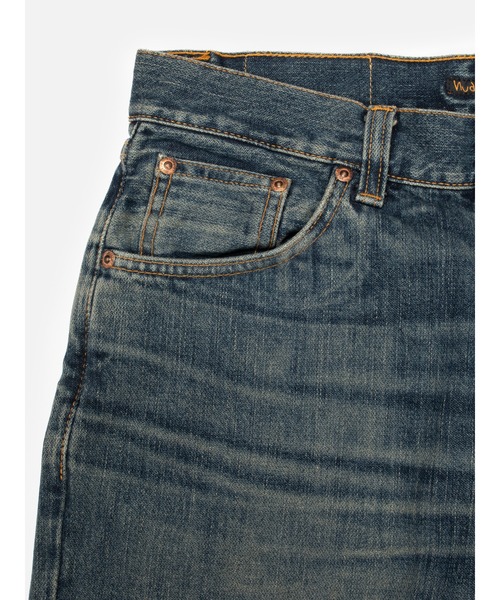 Nudie Jeans(ヌーディージーンズ)の「Nudie Jeans/ヌーディージーンズ Gritty Jackson / レギュラーフィットストレートジーンズ / Sand Tracks / レングス30(デニムパンツ・メンズ・ライトインディゴブルー・29/30/31/32/33/34)」の11枚目の写真