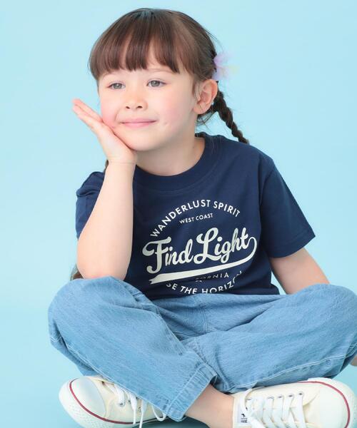 THE SHOP TK (ザ ショップ ティーケー )の「天竺アソート アメカジプリント 半袖Tシャツ ロゴ・キャット・ハンバーガー(Tシャツ/カットソー・キッズ・ライトグレー系/ネイビー系/オフホワイト/スミクロ/ピンク系その他/アイボリー系3/ベージュ系その他6・16/12/11/15 /14/13)」の6枚目の写真