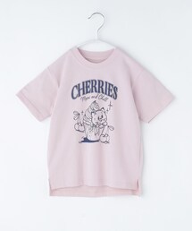 THE SHOP TK （ザ ショップ ティーケー ）の「天竺アソート アメカジプリント 半袖Tシャツ ロゴ、キャット、ハンバーガー（Tシャツ/カットソー）」