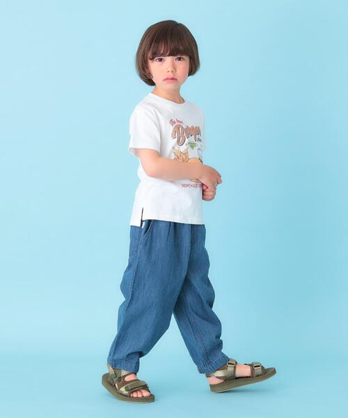 THE SHOP TK (ザ ショップ ティーケー )の「天竺アソート アメカジプリント 半袖Tシャツ ロゴ・キャット・ハンバーガー(Tシャツ/カットソー・キッズ・ライトグレー系/ネイビー系/オフホワイト/スミクロ/ピンク系その他/アイボリー系3/ベージュ系その他6・16/12/11/15 /14/13)」の13枚目の写真