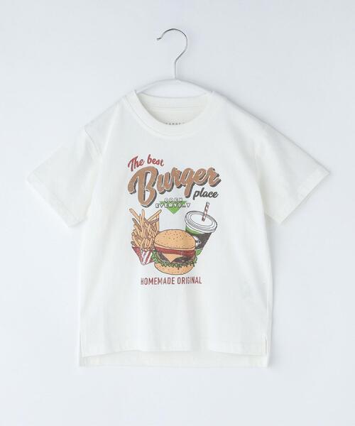 THE SHOP TK (ザ ショップ ティーケー )の「天竺アソート アメカジプリント 半袖Tシャツ ロゴ・キャット・ハンバーガー(Tシャツ/カットソー・キッズ・ライトグレー系/ネイビー系/オフホワイト/スミクロ/ピンク系その他/アイボリー系3/ベージュ系その他6・16/12/11/15 /14/13)」の17枚目の写真