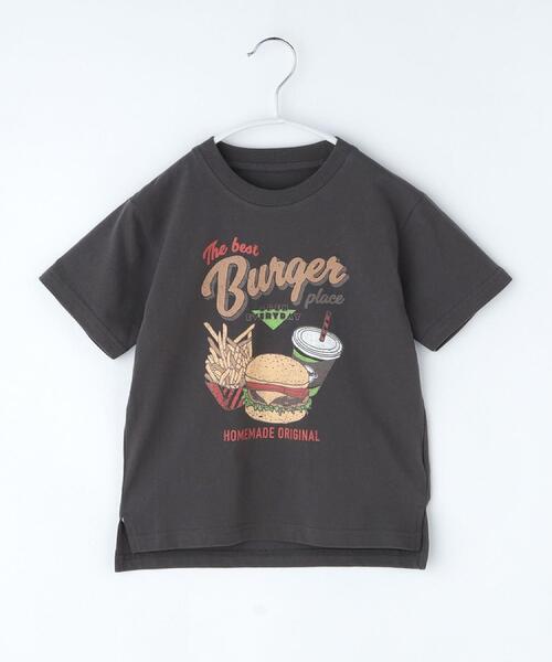 THE SHOP TK (ザ ショップ ティーケー )の「天竺アソート アメカジプリント 半袖Tシャツ ロゴ・キャット・ハンバーガー(Tシャツ/カットソー・キッズ・ライトグレー系/ネイビー系/オフホワイト/スミクロ/ピンク系その他/アイボリー系3/ベージュ系その他6・16/12/11/15 /14/13)」の18枚目の写真