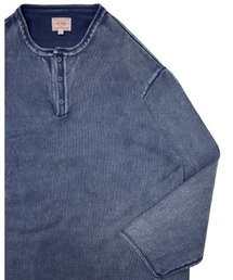 BIG MIKE（ビッグマイク）の「BIG MIKE ビックマイク/ 26春夏新作 ピグメント加工コットンニット 長袖ヘンリーネック //// 102618009（スウェット）」