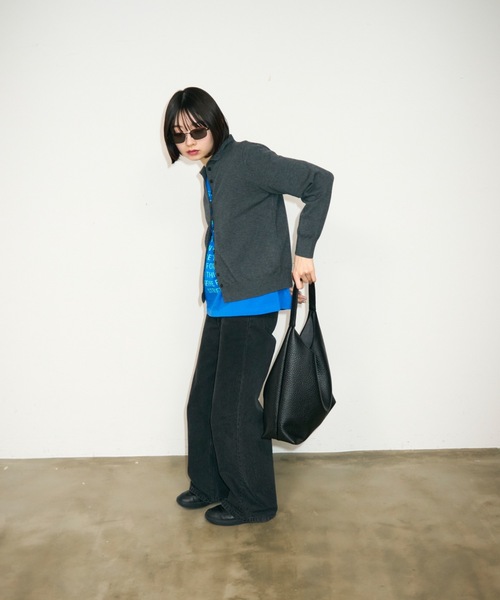 TONER(トナー)の「レザートライアングルショルダーバッグ(ショルダーバッグ・レディース・ホワイト/ブラック/レッド/ダークブラウン/ブラウン・FREE)」の6枚目の写真