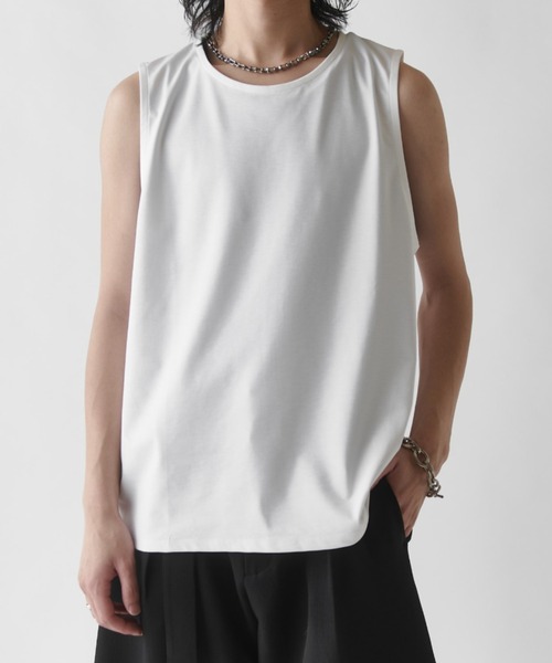 gadid anoniem LEWIN / WHITE タンクトップ SHINEタンクトップ（タンクトップ）｜Lui's（ルイス）のファッション