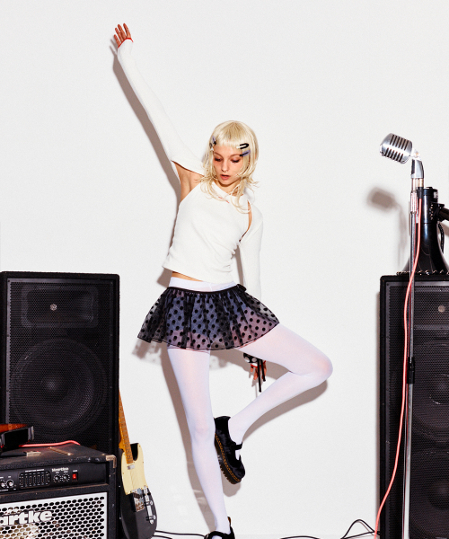 HIGHTIDEFRANKIE(ハイタイドフランキー)の「Bolero Lace Halter Set White(カーディガン/ボレロ・レディース・ホワイト・FREE)」の3枚目の写真