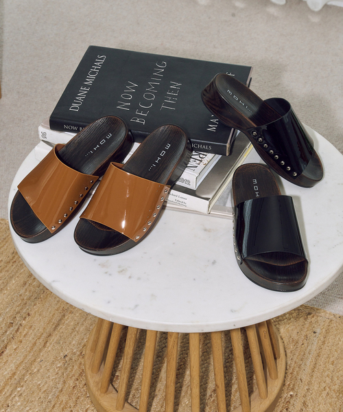 MOHI（モヒ）の「MOHI/モヒ SABO サンダル（サンダル・レディース・ブラック/キャメル・23cm/23.5cm/24cm/24.5cm）」の3枚目の写真