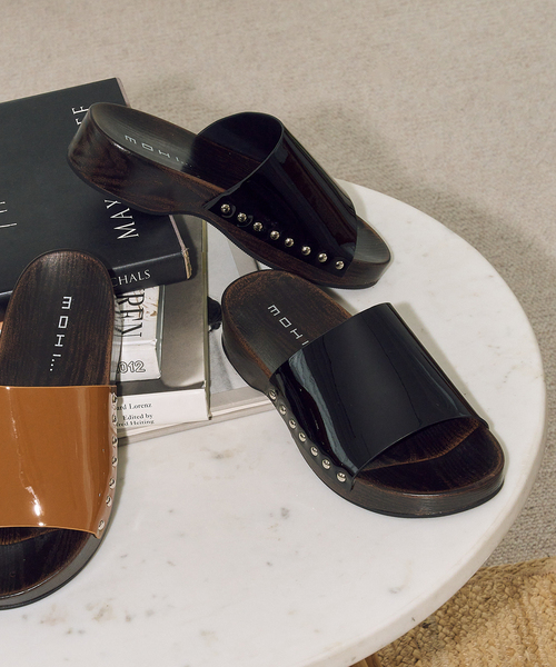 MOHI（モヒ）の「MOHI/モヒ SABO サンダル（サンダル・レディース・ブラック/キャメル・23cm/23.5cm/24cm/24.5cm）」の4枚目の写真