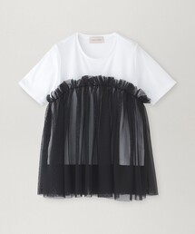 EPOCA（エポカ）の「【EPOCA STORIA】チュールコンビカットソー《WEB&EPOCA THE SHOP店舗限定》（Tシャツ/カットソー）」