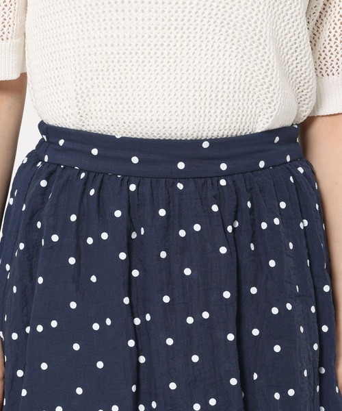 mysty woman(ミスティウーマン)の「ドットティアードスカート 678872(スカート・レディース・ブルー系その他/ホワイト系その他・FREE)」の18枚目の写真