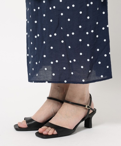 mysty woman(ミスティウーマン)の「ドットティアードスカート 678872(スカート・レディース・ブルー系その他/ホワイト系その他・FREE)」の4枚目の写真