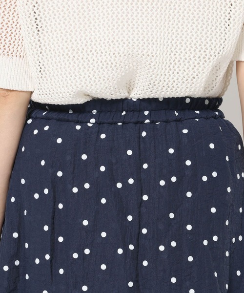 mysty woman(ミスティウーマン)の「ドットティアードスカート 678872(スカート・レディース・ブルー系その他/ホワイト系その他・FREE)」の5枚目の写真