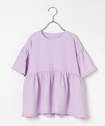 BAYFLOW（ベイフロー）の「[セットアップで着用可能☆]楊柳フリルチュニック(KIDS)（Tシャツ/カットソー）」