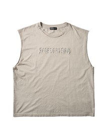 FENRIR（FENRIR）の「プリントノースリーブ（Tシャツ/カットソー）」