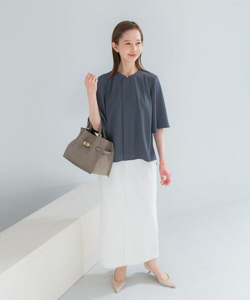 URBAN RESEARCH ROSSO WOMEN(アーバンリサーチ ロッソ)の「2WAYウォッシャブルフレアスリーブ ブラウス(シャツ/ブラウス・レディース・ブルー系その他/ブラック/オフホワイト・FREE)」の17枚目の写真