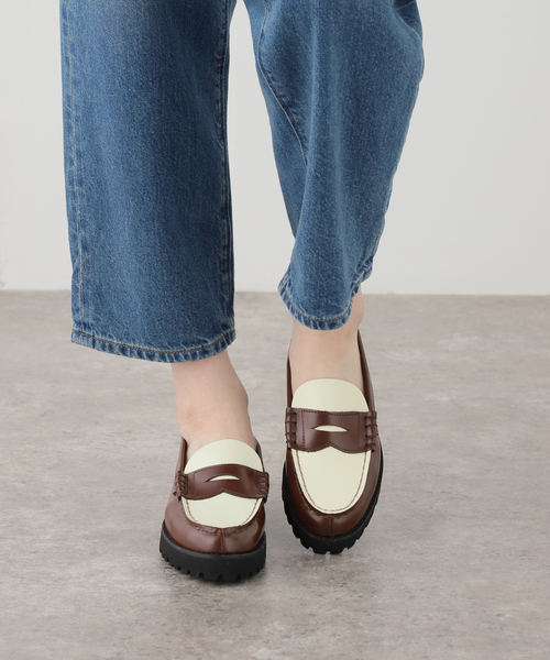 PULP/417EDIFICE(パルプフォーワンセブンエディフィス)の「The Kenford Fineshoes TANK SOLE LOAFERS / DARK BROWN W(ローファー・レディース・ブラウン・23cm)」の10枚目の写真