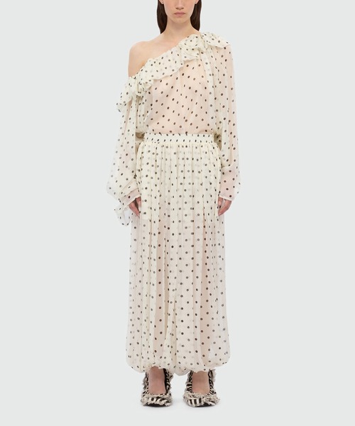 MSGM(エムエスジーエム)の「ポルカドット シフォン バルーンパンツ(その他パンツ・レディース・ブラック・40)」の9枚目の写真