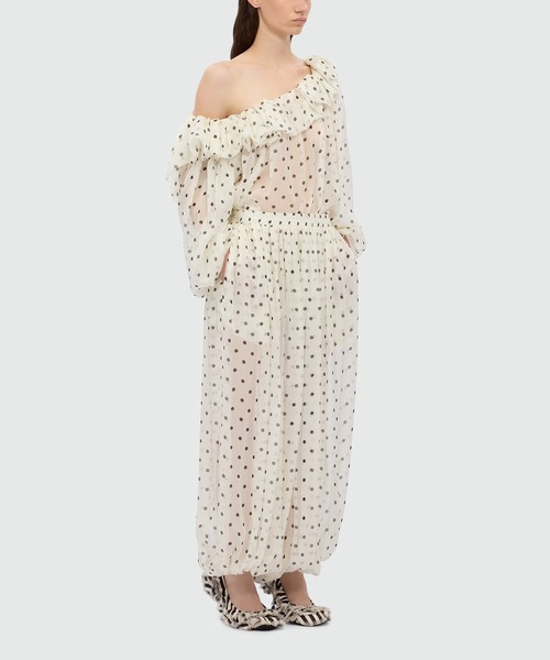 MSGM(エムエスジーエム)の「ポルカドット シフォン バルーンパンツ(その他パンツ・レディース・ブラック・40)」の7枚目の写真