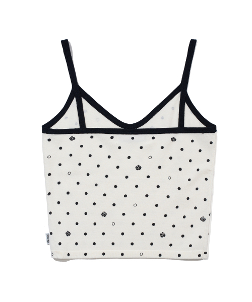 YOUHEE(ユヒ)の「ROSE DOT KNIT SLEEVELESS_IVORY(Tシャツ/カットソー・レディース・その他・FREE)」の3枚目の写真
