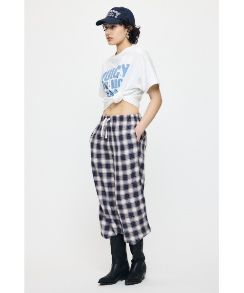 MOUSSY(マウジー)の「JC BACK CHECK パンツ(その他パンツ・レディース・アイボリー/グリーン・1/2)」の10枚目の写真
