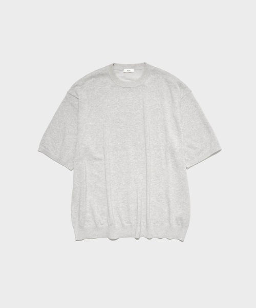 ATON（エイトン）の「【ATON / エイトン】COTTON WASHI KNIT HALF