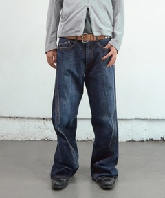 QUITO/キイト】W WAIST DENIM PT/ダブルウエストデニム（デニムパンツ