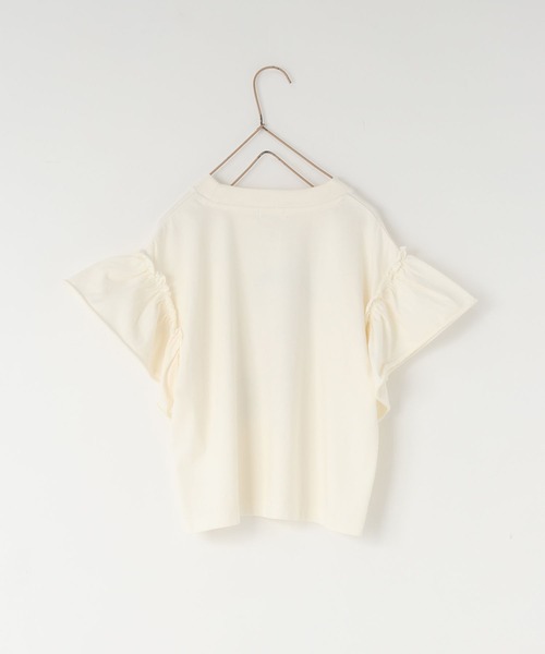 LOWRYS FARM(ローリーズファーム)の「BettyフリルTEE 668081(Tシャツ/カットソー・キッズ・ネイビー/オフホワイト・130cm/120cm/110cm/150cm/140cm)」の15枚目の写真