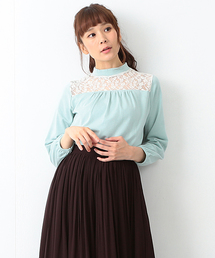 CAROLINA GLASER | CAROLINA GLASER / ヨークレースハイネック(Tシャツ/カットソー)