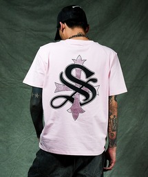 Tシャツ|Cross Tee Cross Tee Pink & Black (Slim Silhouette)|SUPPLIER