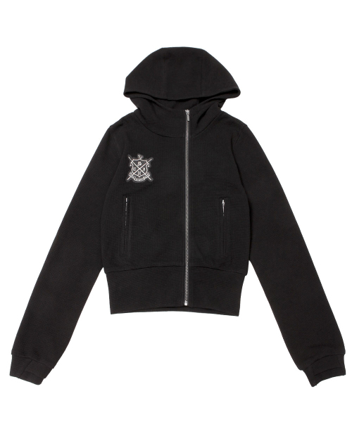 SCHISM INDUCING(スキズムインデューシング)の「RIDERS PARKA BLACK(パーカー・レディース・その他・L/S)」の2枚目の写真