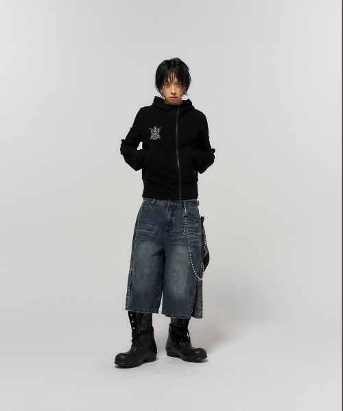 SCHISM INDUCING(スキズムインデューシング)の「RIDERS PARKA BLACK(パーカー・レディース・その他・L/S)」の6枚目の写真