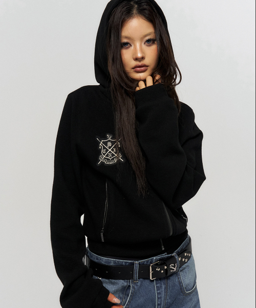 SCHISM INDUCING(スキズムインデューシング)の「RIDERS PARKA BLACK(パーカー・レディース・その他・L/S)」の7枚目の写真