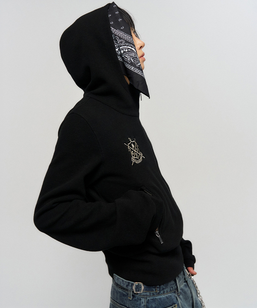 SCHISM INDUCING(スキズムインデューシング)の「RIDERS PARKA BLACK(パーカー・レディース・その他・L/S)」の10枚目の写真