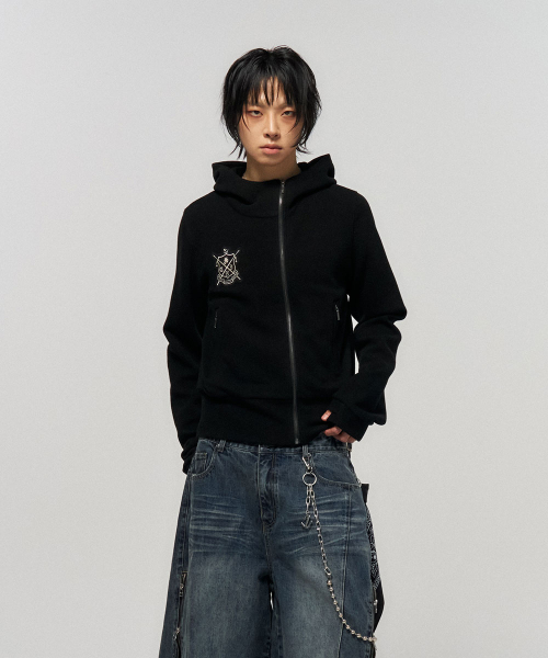 SCHISM INDUCING(スキズムインデューシング)の「RIDERS PARKA BLACK(パーカー・レディース・その他・L/S)」の12枚目の写真