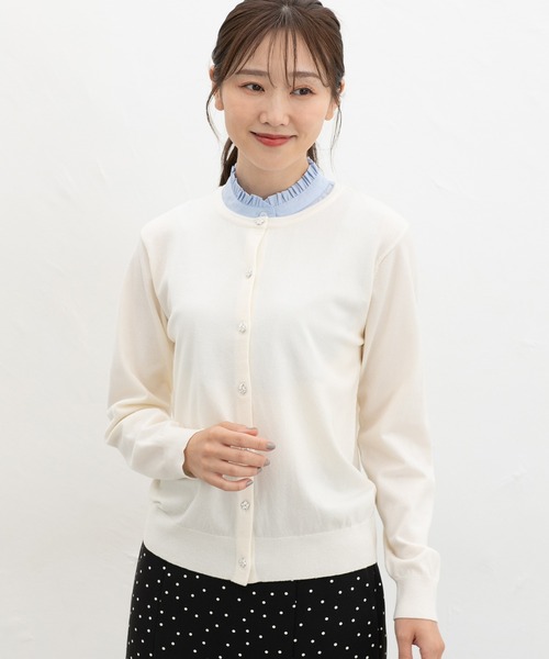 Honeys(ハニーズ)の「付け衿・スタンドフリル(付け襟・レディース・ブラック/ホワイト/ブルー/ブルー系その他3・FREE)」の19枚目の写真