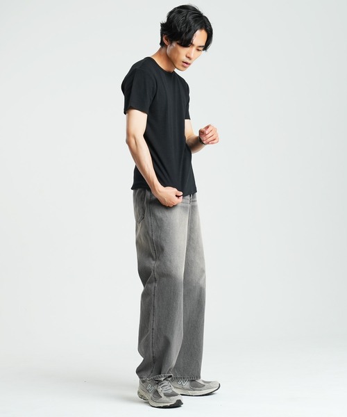 (Never) Acquiesce(ネバーアクイース)の「スパンテレコクルーネック半袖T(Tシャツ/カットソー・メンズ・ホワイト/ブラック/グレー・LARGE/X-LARGE/MEDIUM)」の11枚目の写真